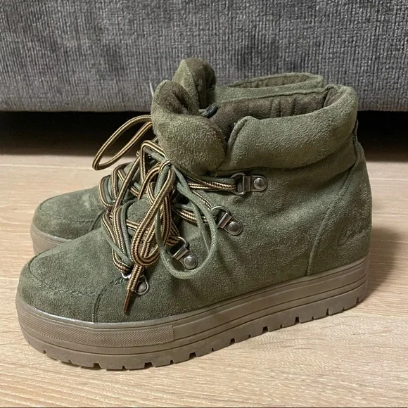 Free People green booties - Picture 2 of 11